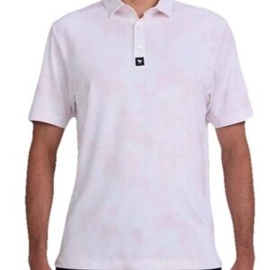 Bad Birdie Pique Golf Polo - Day Dreamin’ - Blush - BBMP007-640B